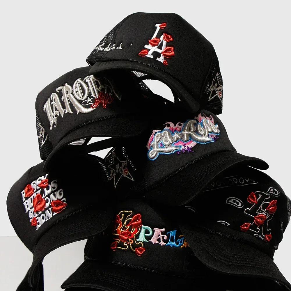 帽子 LA ROPA LA ROPA Life ラロパ SIGNATURE 'NY'TRUCKER HAT BLACK/WHITE