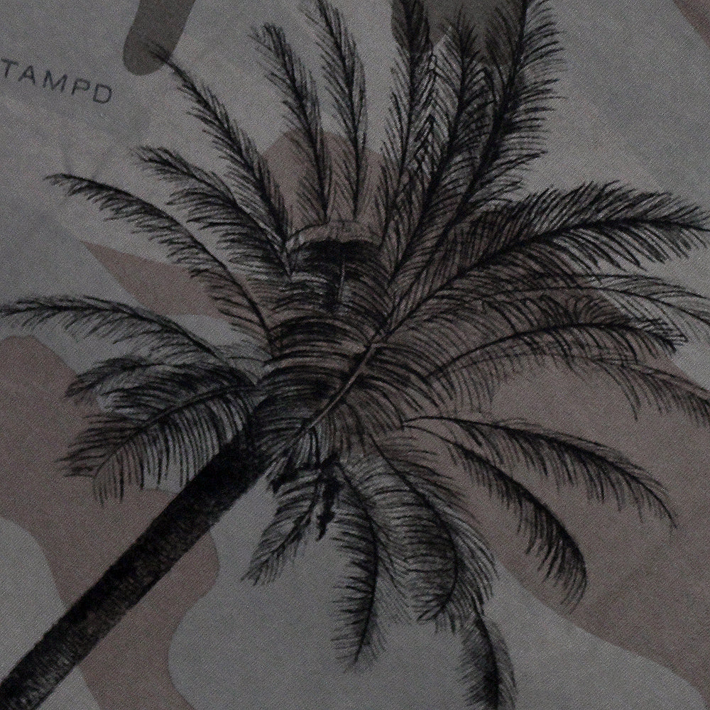 Camo Palm Relaxed Ls Tee