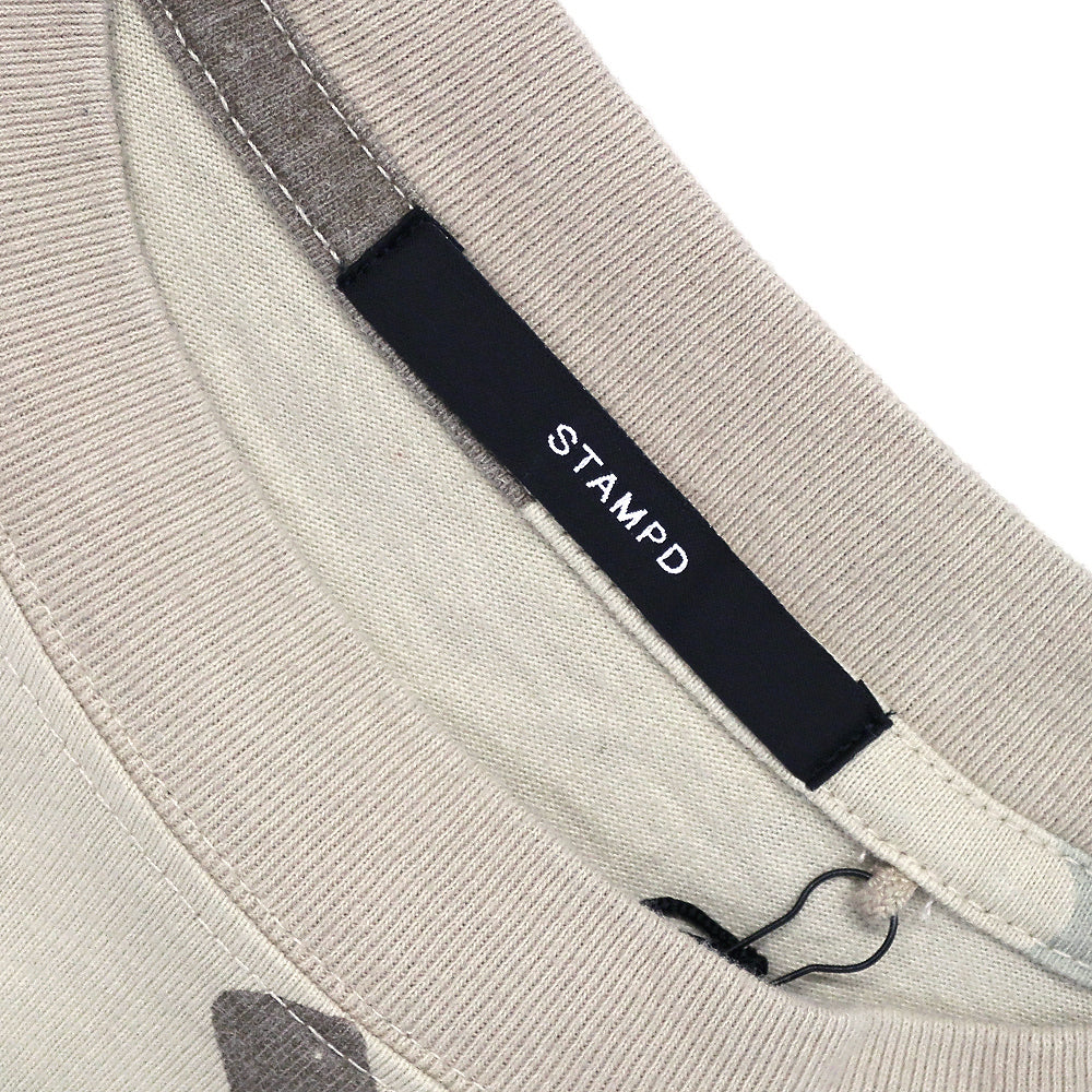 Camo Palm Relaxed Ls Tee