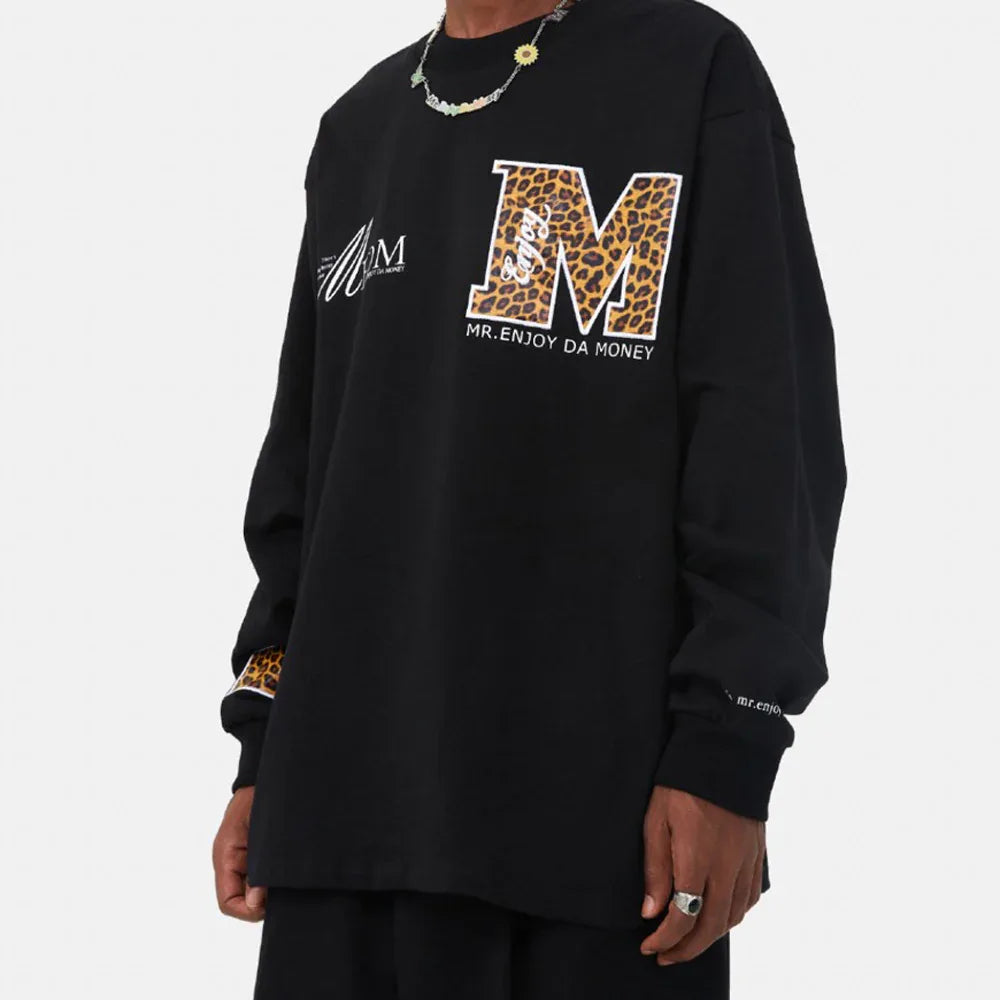 MEDM Leopard Long Sleeve Tee