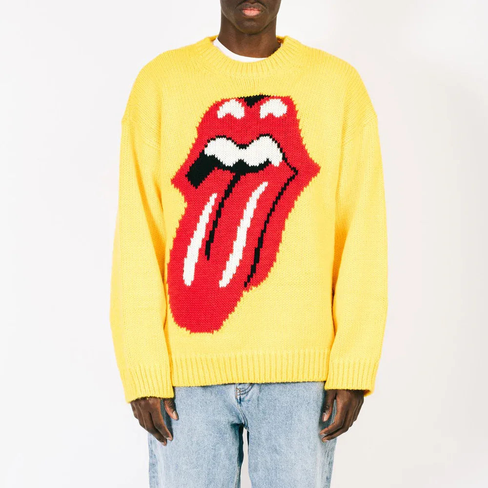 DONCARE(ドンケア)商品ページ - Stones Knit Sweater - Yellow