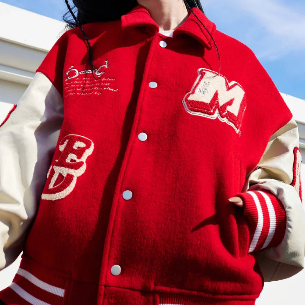 MEDM Bone Baseball Jacket