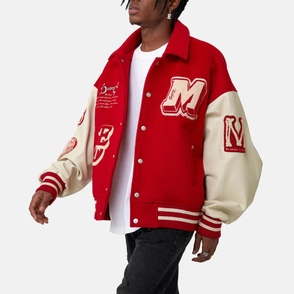 MEDM Bone Baseball Jacket
