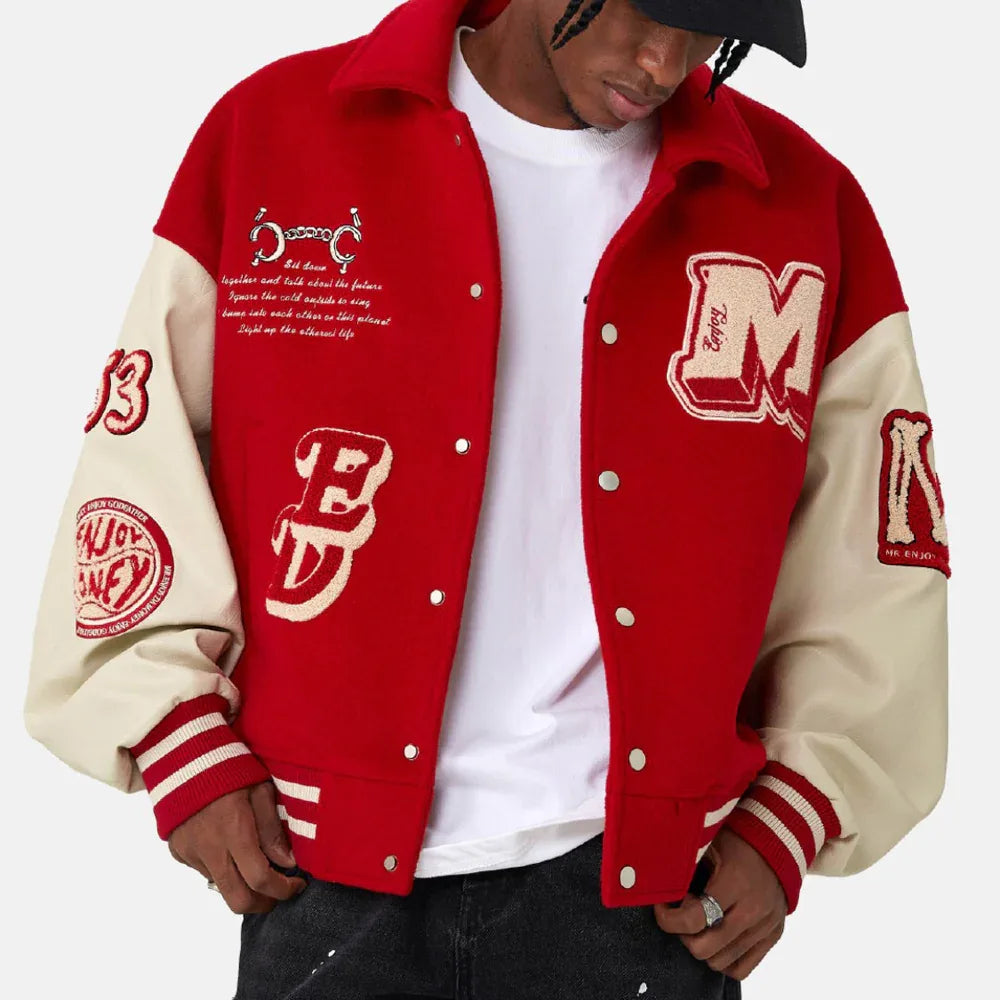 MEDM Bone Baseball Jacket