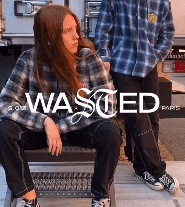 Shadow Plaid Love Hooded Shirt