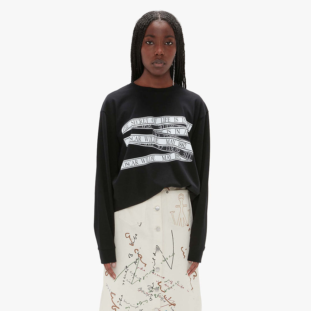 OW Quote Tape Long Sleeve T-Shirt