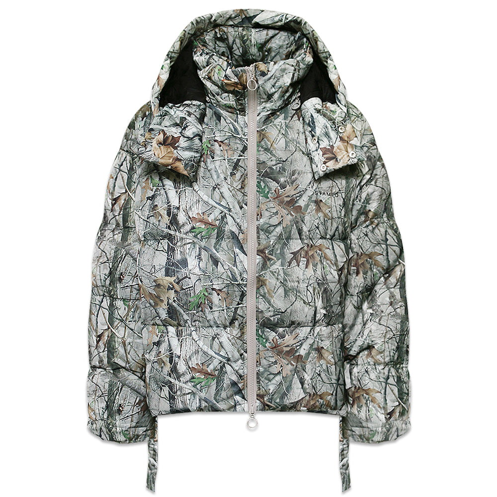 Terrain Camo Crop Puffer Jacket