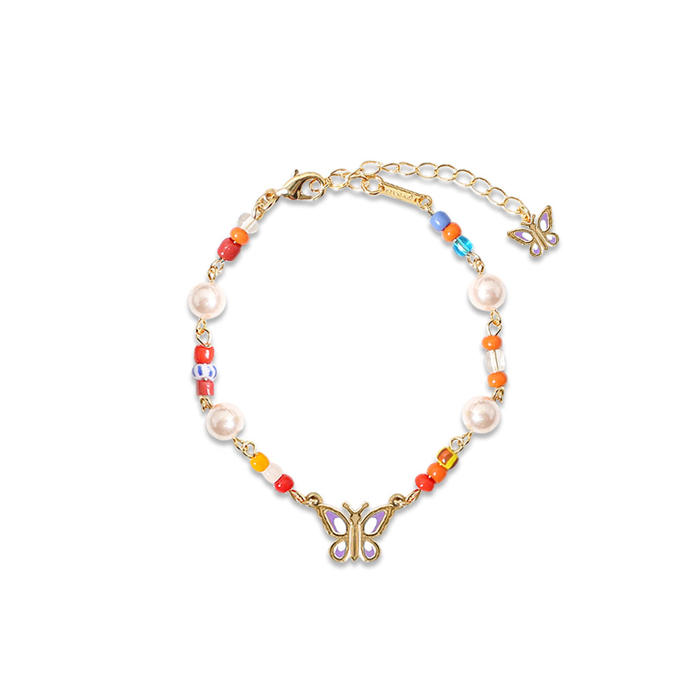 Exclusive Rainbow Beads Angel Bracelet