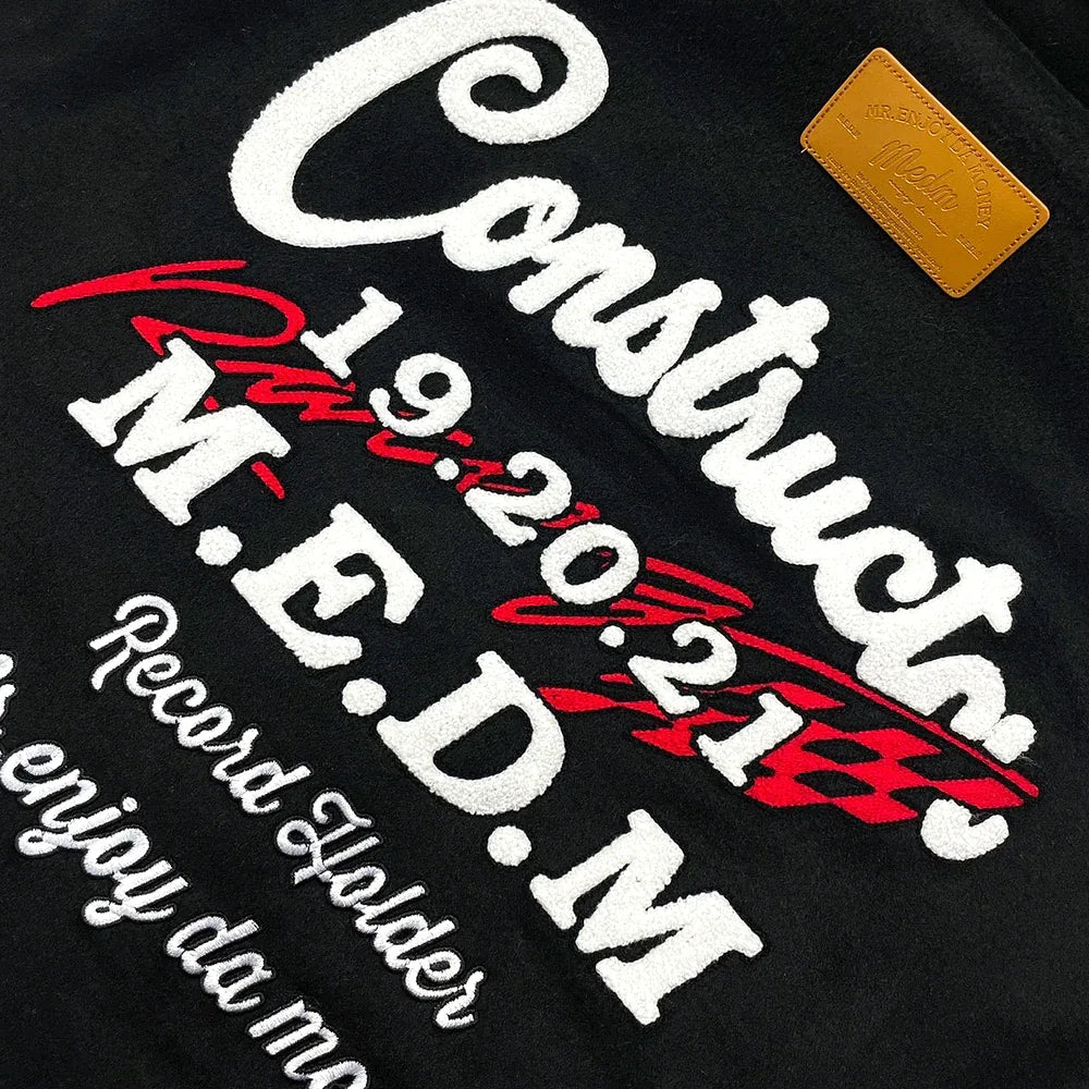 MEDM Embroidery Varsity Jacket