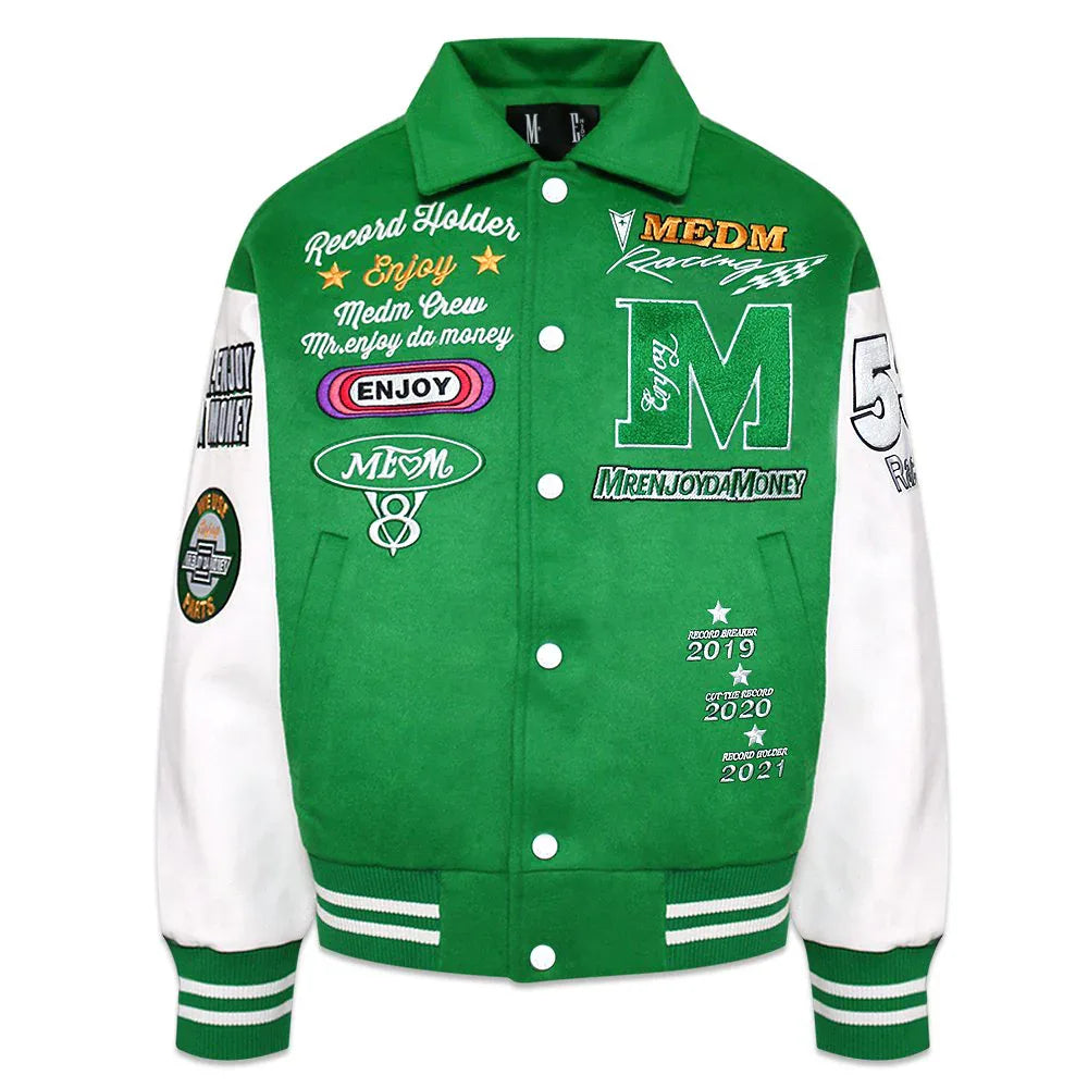 MEDM Embroidery Varsity Jacket