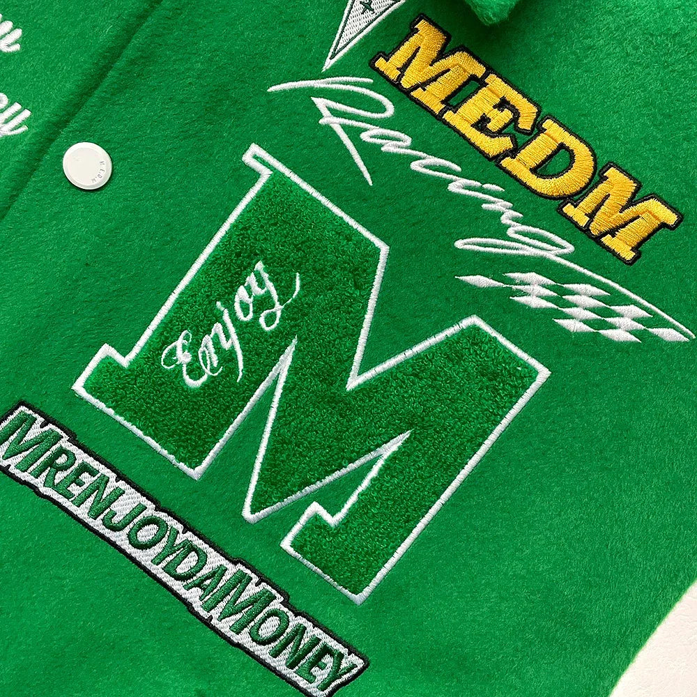 MEDM Embroidery Varsity Jacket