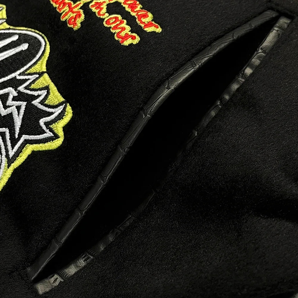 MEDM Patch Varsity Jacket