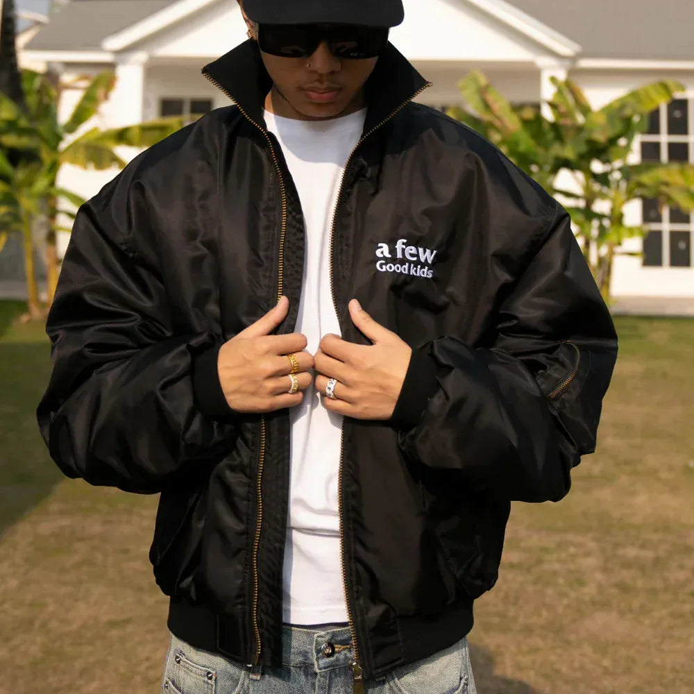Logo Bomber Jacket - A FEW GOOD KIDS - VENTURER