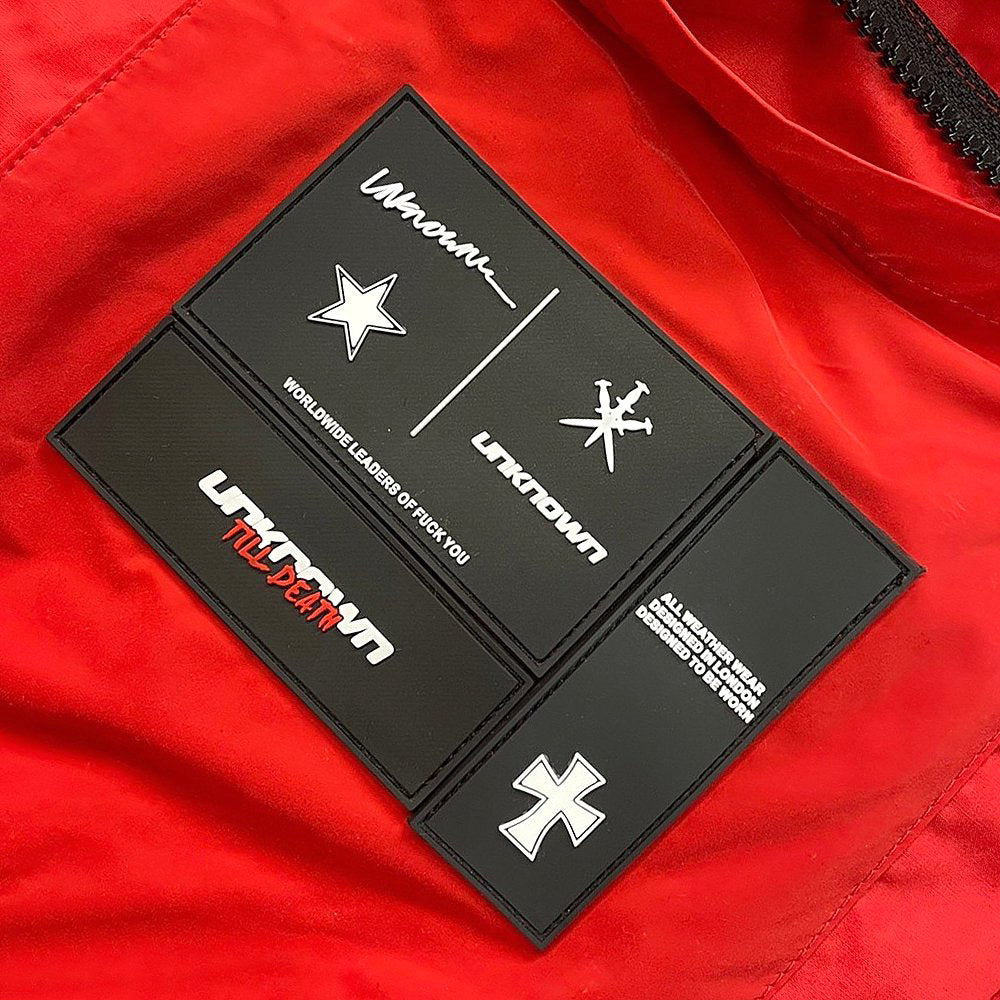 Cross Rhinestone Puffer Jacket