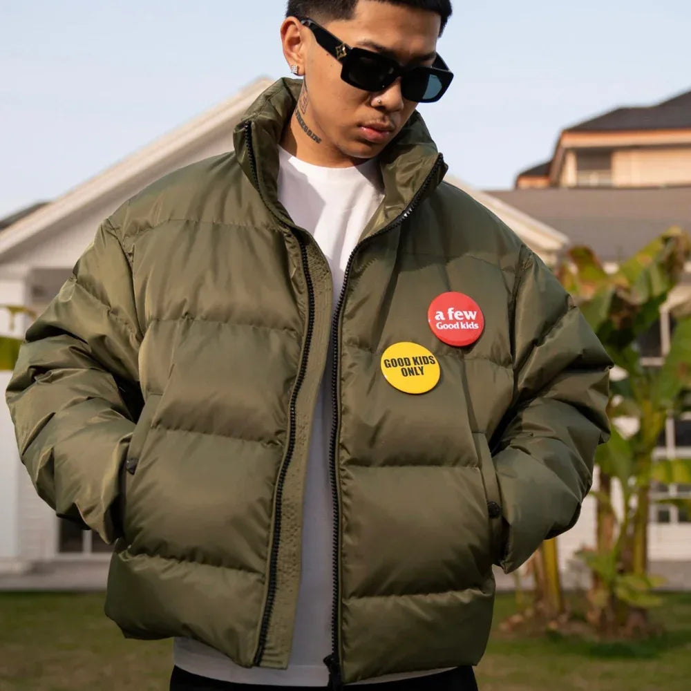 Badge Puffer Jacket - A FEW GOOD KIDS - VENTURER