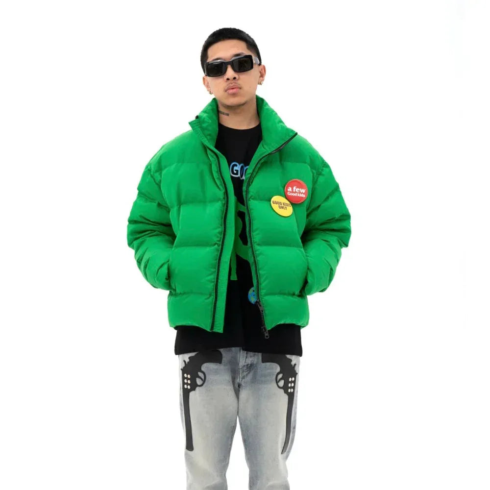 Badge Puffer Jacket - A FEW GOOD KIDS - VENTURER