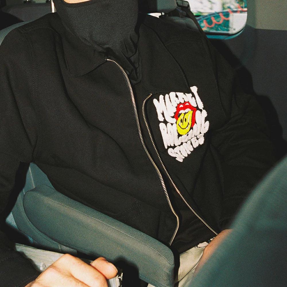 Smiley Market Rolling Stones Garage Jacket