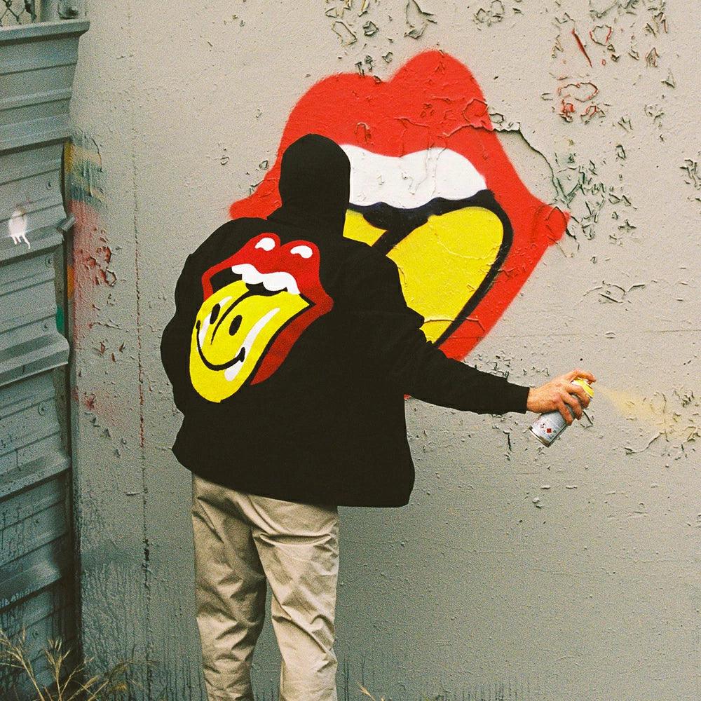 Smiley Market Rolling Stones Garage Jacket
