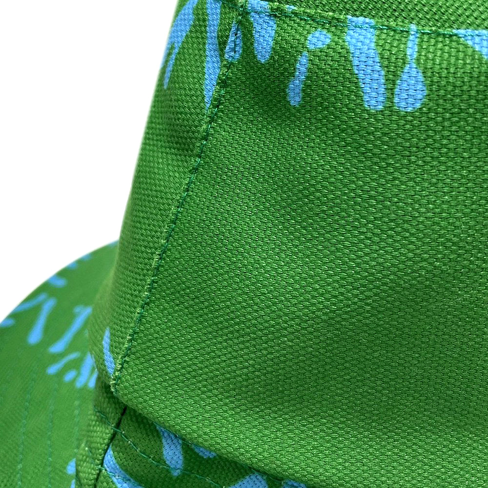 Logo Grid Asymmetric Bucket Hat