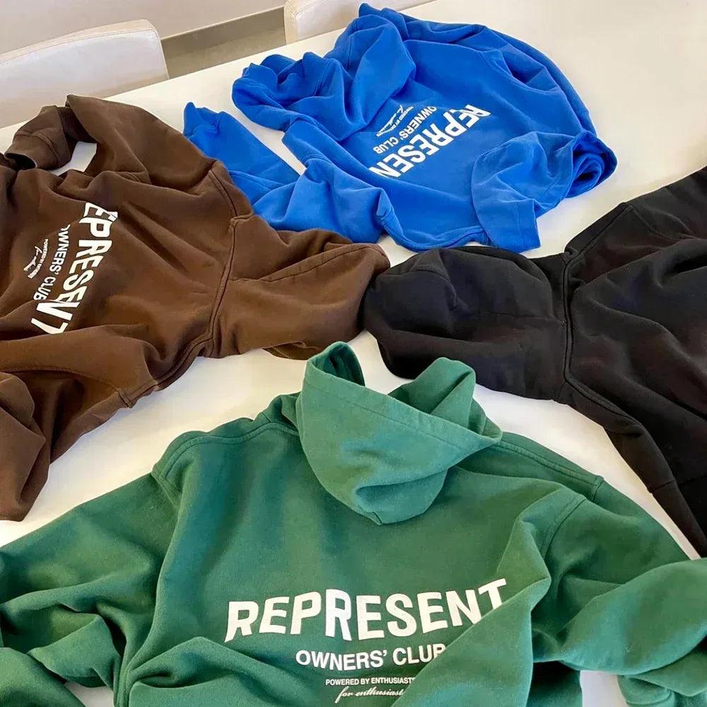 REPRESENT （リプレゼント）商品ページ - Owners Club Hoodie - Racing