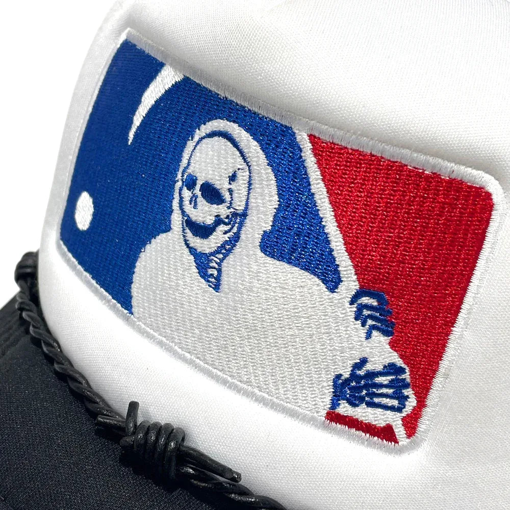 LOSO NYCのキャップ LOSO NYC(ロソ・エヌワイシー)商品ページ - Santa Muerte Trucker Hat