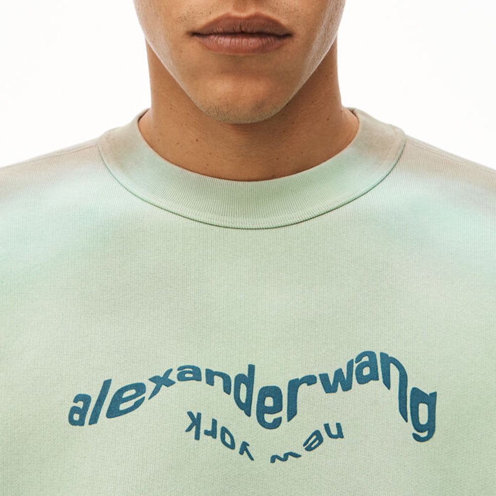 Warp Logo Garment Dye Sweatshirt