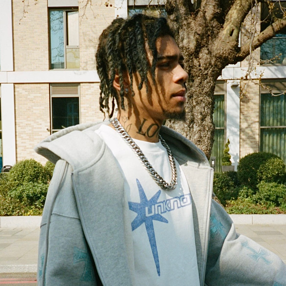 Tonal Star Logo Rhinestone Tee