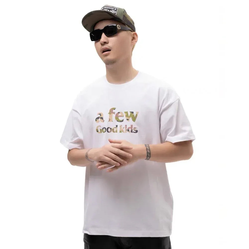 Camo Circle Logo Tee - A FEW GOOD KIDS - VENTURER