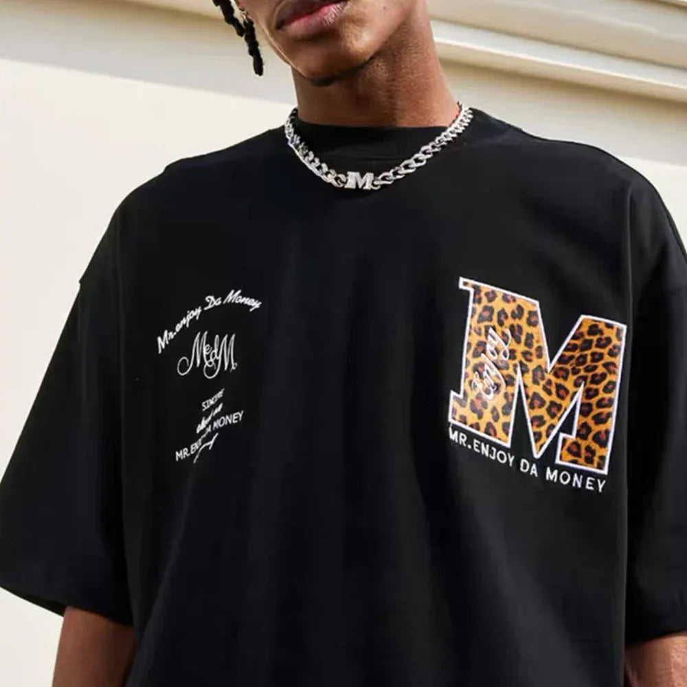 MEDM Leopard Logo Tee