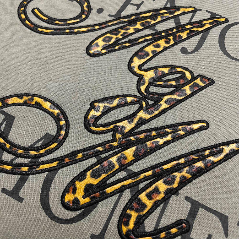 MEDM Leopard Logo Tee