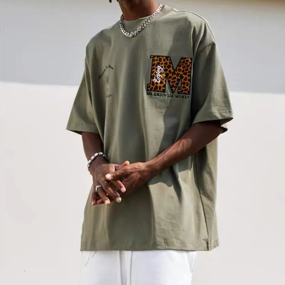 MEDM Leopard Logo Tee