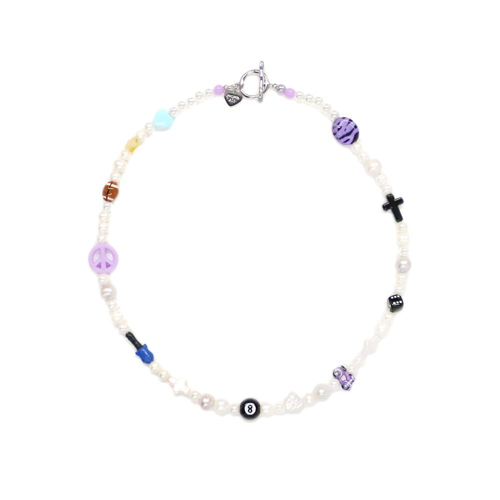One Of A Kind Pearl+Beads Necklace No.18