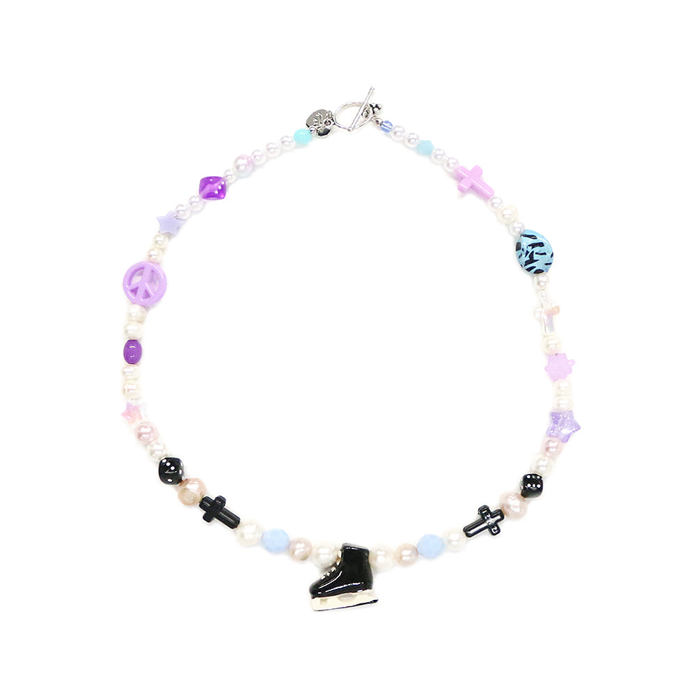 One Of A Kind Pearl+Beads Necklace No.19