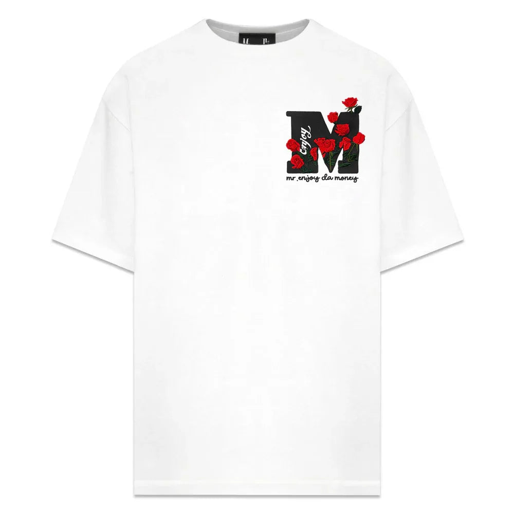 MEDM Rose Embroidery Logo Tee