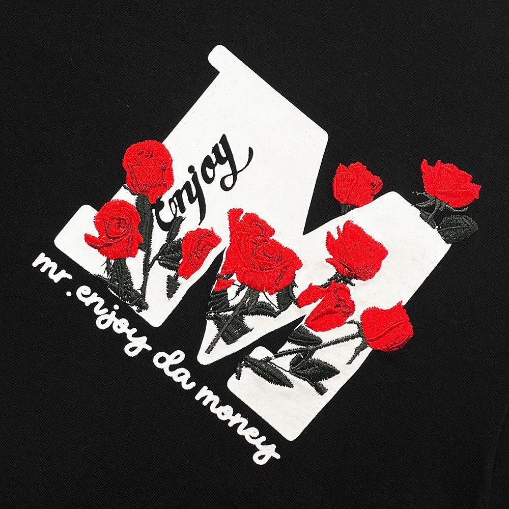 MEDM Rose Embroidery Logo Tee