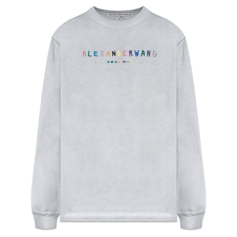 Multicolor Puff Logo LS Tee