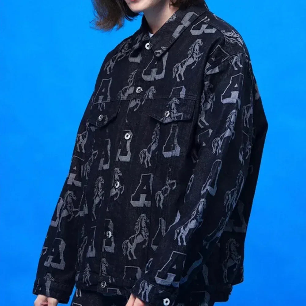Horse Denim Jacket - A FEW GOOD KIDS - VENTURER