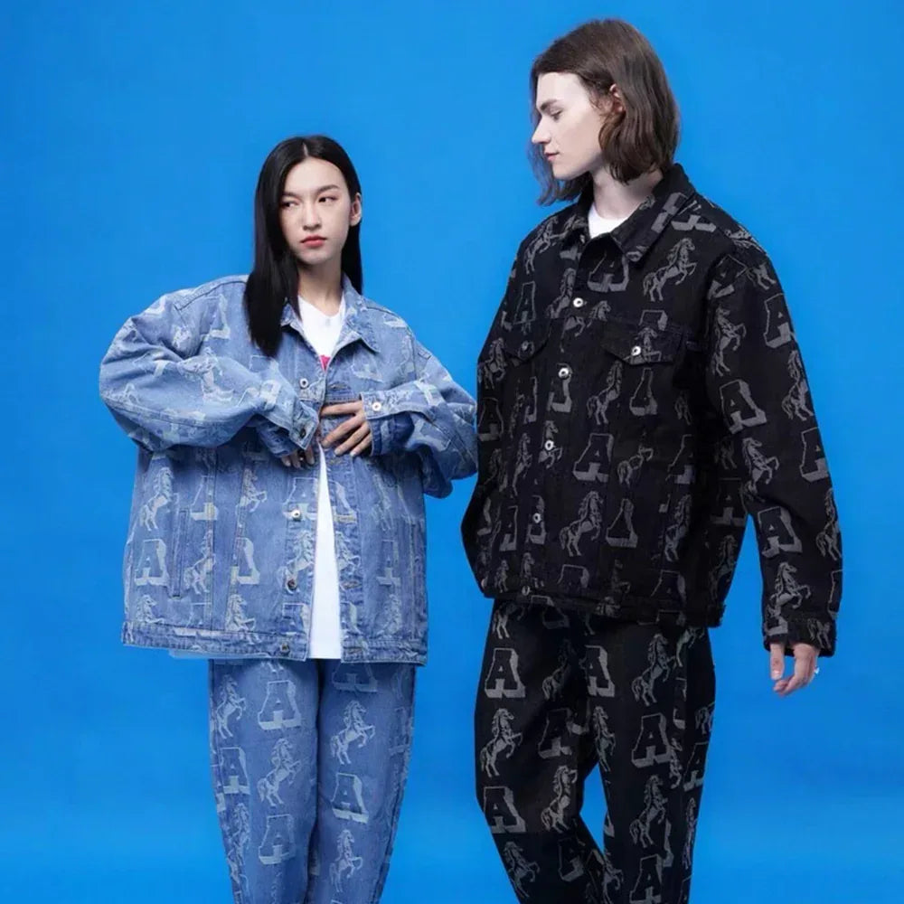 Horse Denim Jacket - A FEW GOOD KIDS - VENTURER