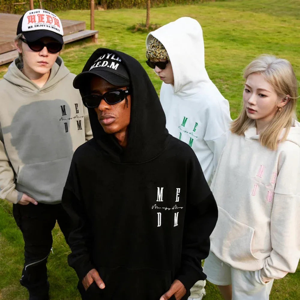 MEDM Basic Embroidered Hoodie