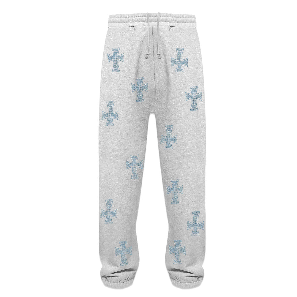 Cross Rhinestone Joggers