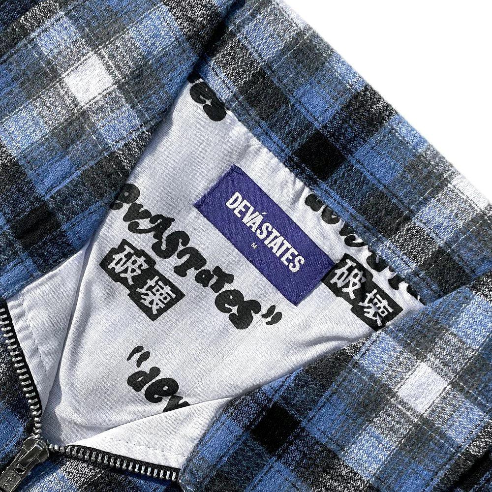 Malcolm Zip Up Flannel Overshirt