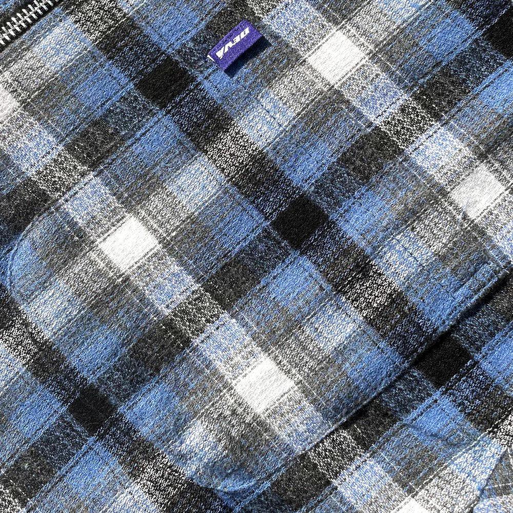 Malcolm Zip Up Flannel Overshirt