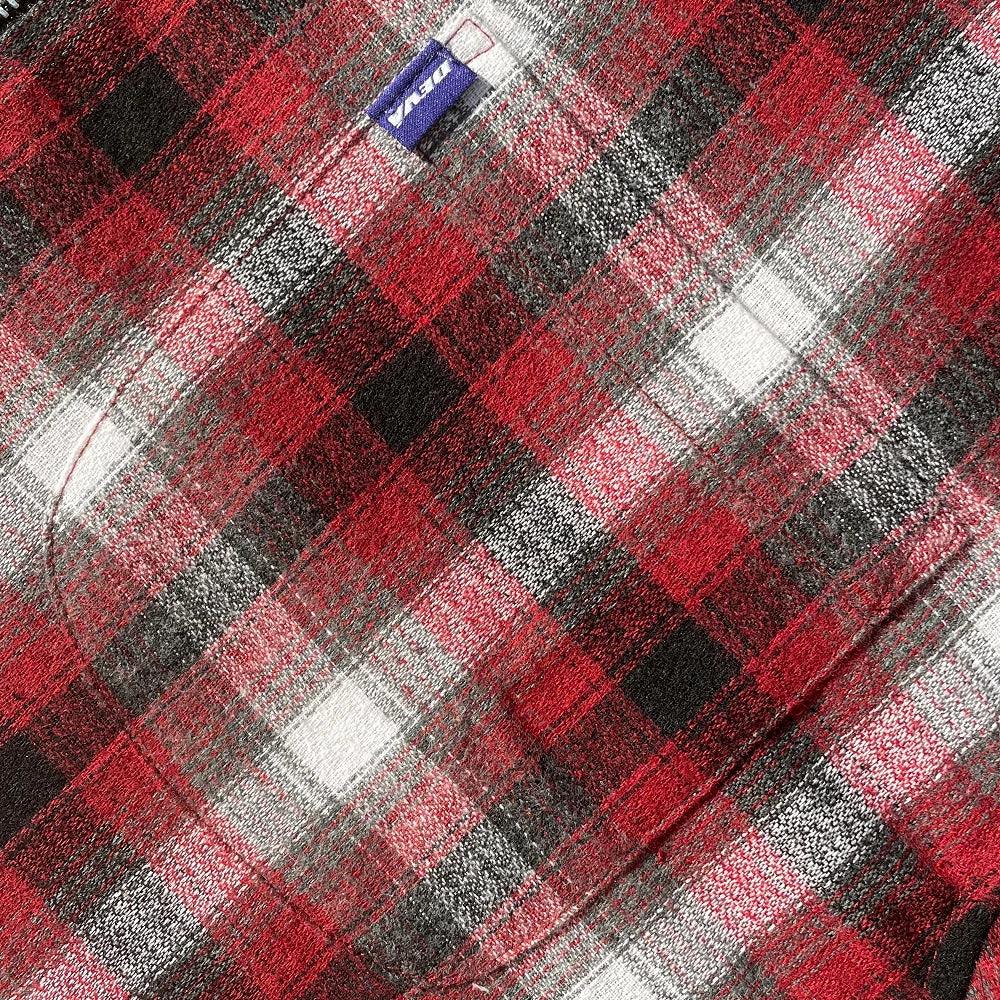 Malcolm Zip Up Flannel Overshirt