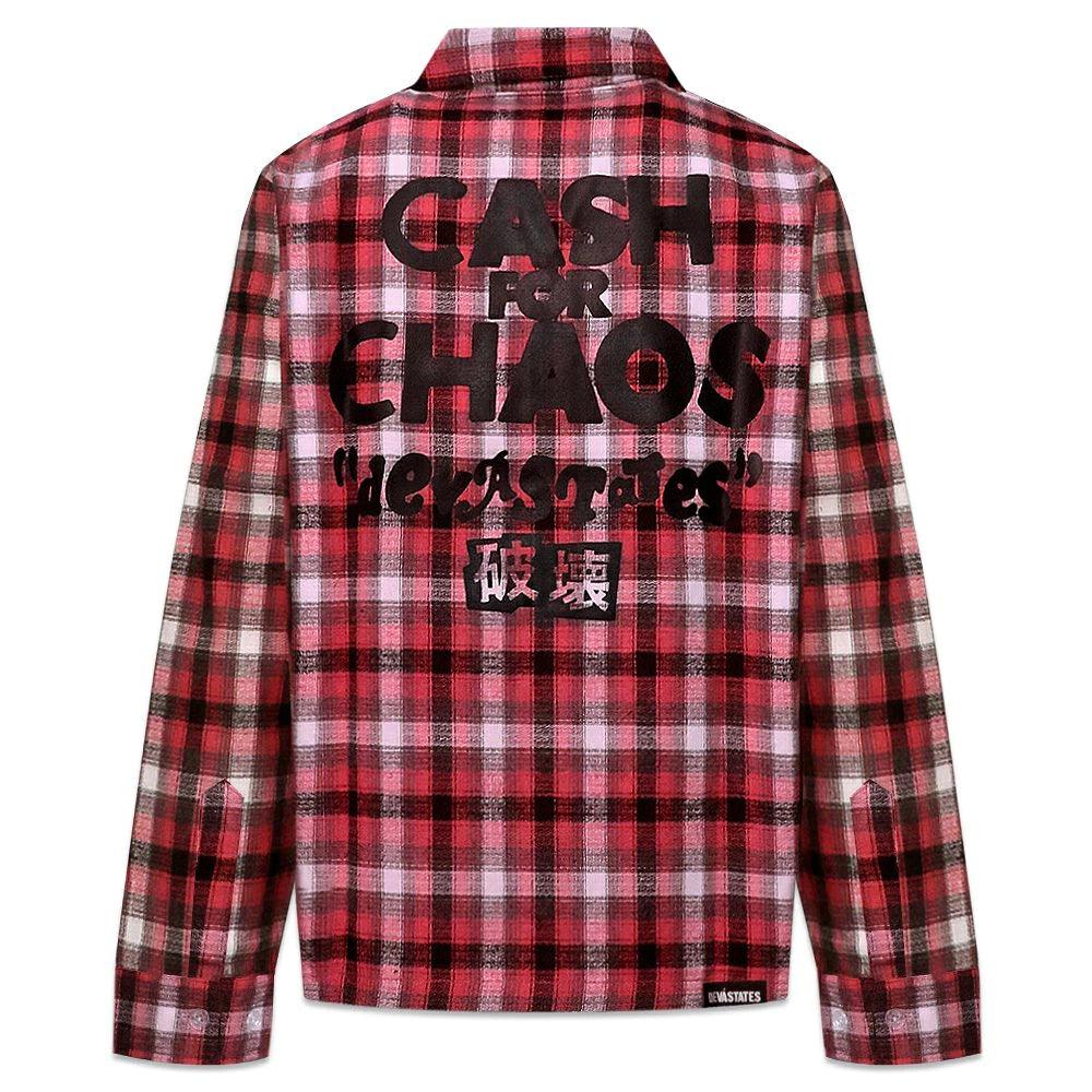 Malcolm Zip Up Flannel Overshirt