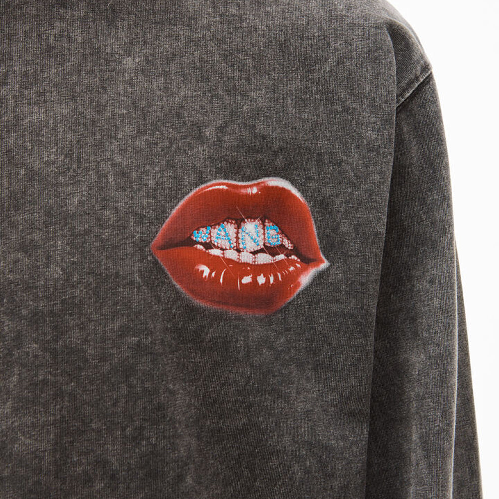 Printed Grill and Hotfix Logo LS Tee