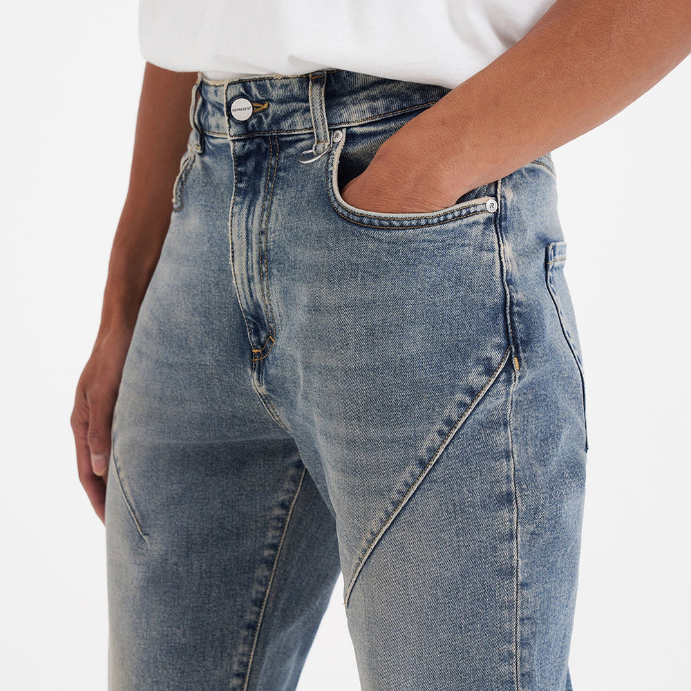 Baggy Denim Front Stitch