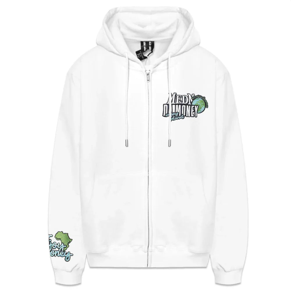 MEDM Washed Earth Zip Hoodie