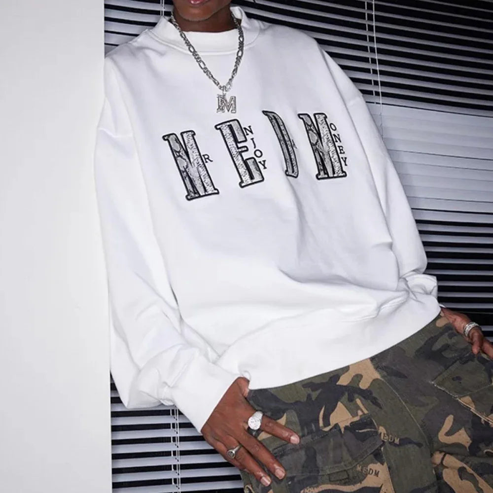 MEDM Embroidery Paisley Logo Sweatshirt