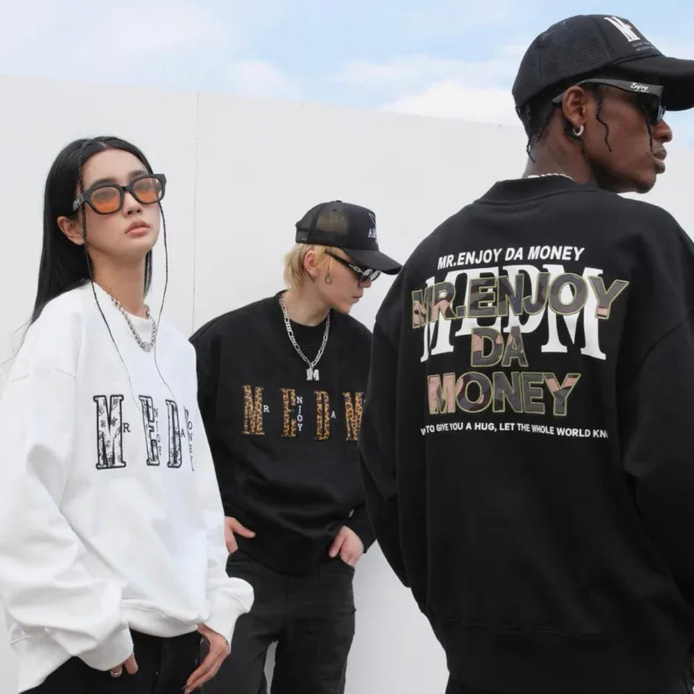 MEDM Embroidery Camo Logo Sweatshirt