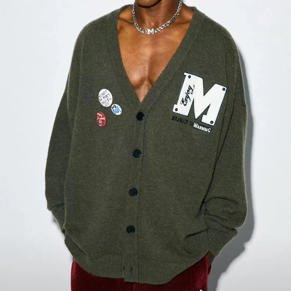 MEDM Big M Sweater Cardigan